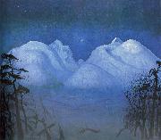 Harald Sohlberg, Vinternatt i fjellene